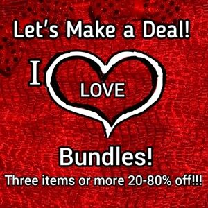 ❤️Multiple Item Bundles Deeply Discounted!❤️